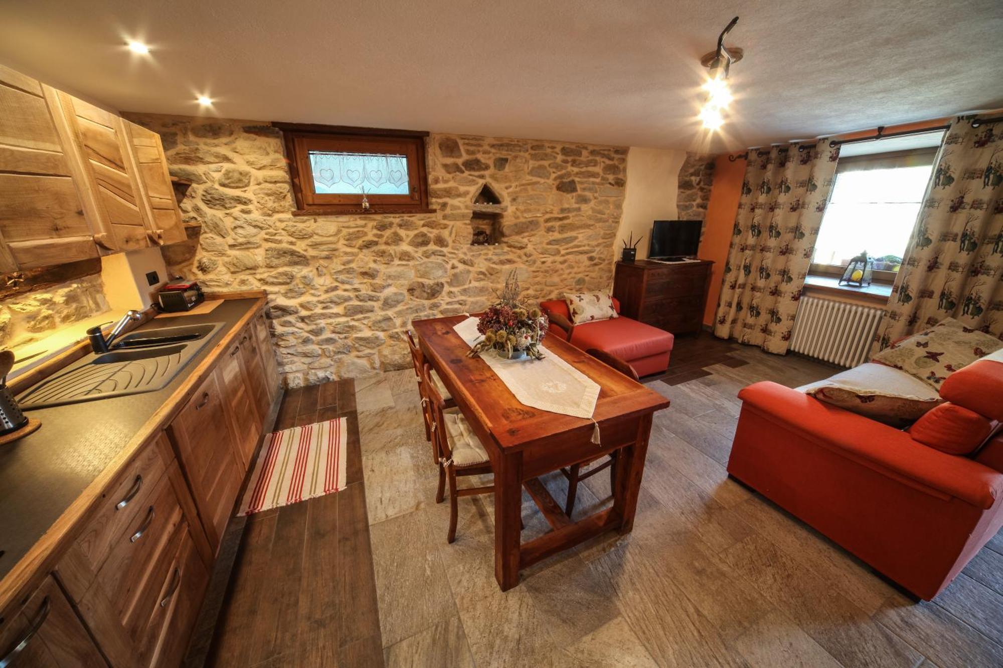 Ferienwohnung Souvenir De Tsaneli Roisan Zimmer foto